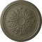 Ekena Millwork Luton Ceiling Medallion (Fits Canopies up to 1 1/8"), Hand-Painted Spartan Stone, 15 3/4"OD x 5/8"P CM16LUSSF - alternate 1